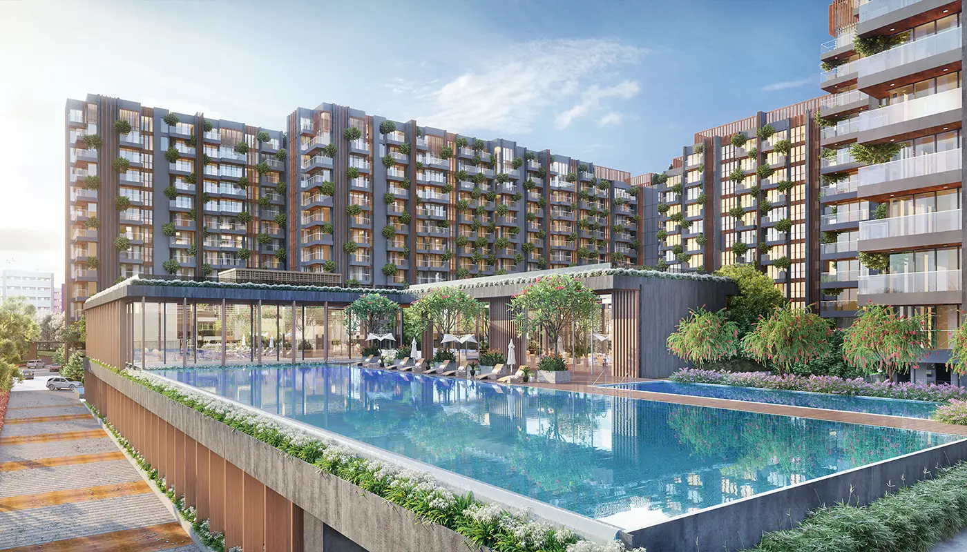 Adani 9 PBR Nerul - Grand Architectural Facade