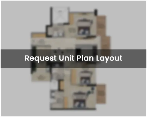 Adani 9 PBR 2.5 BHK Floor Plan Layout