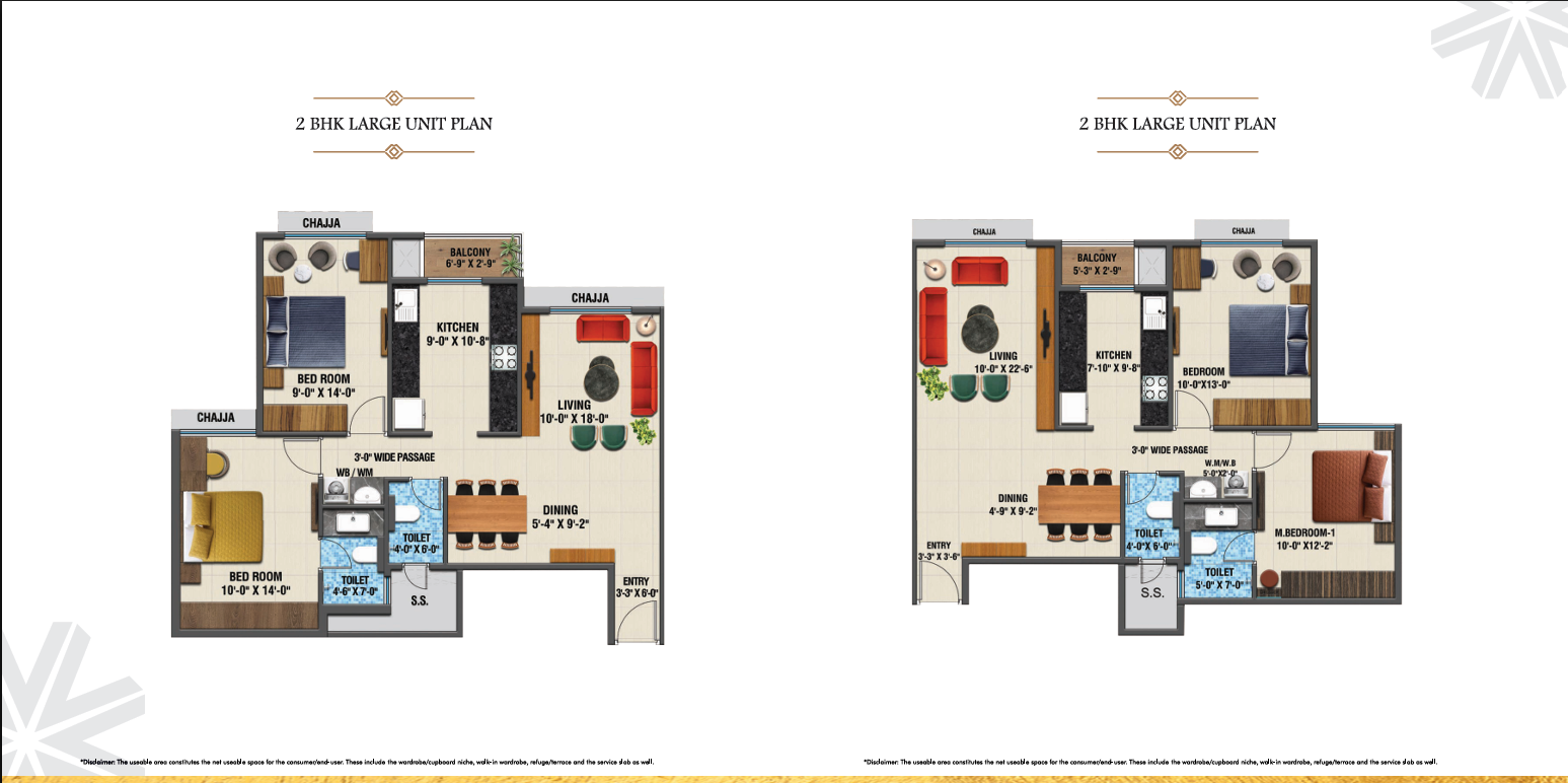 Arihant Advika Vashi 2 BHK Floor Plan