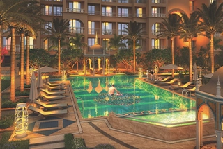 Azure Swimming Pool at Arihant Aalishan