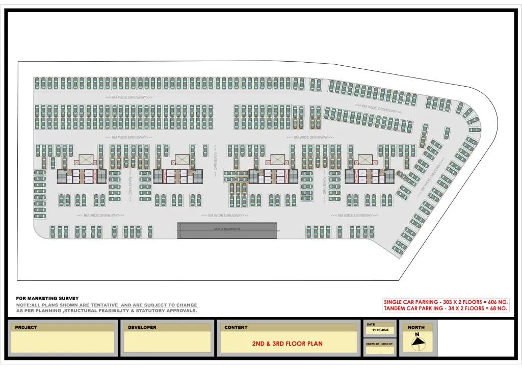 Gami Bhagwati Kharghar 2nd & 3rd Floor Plan Layout