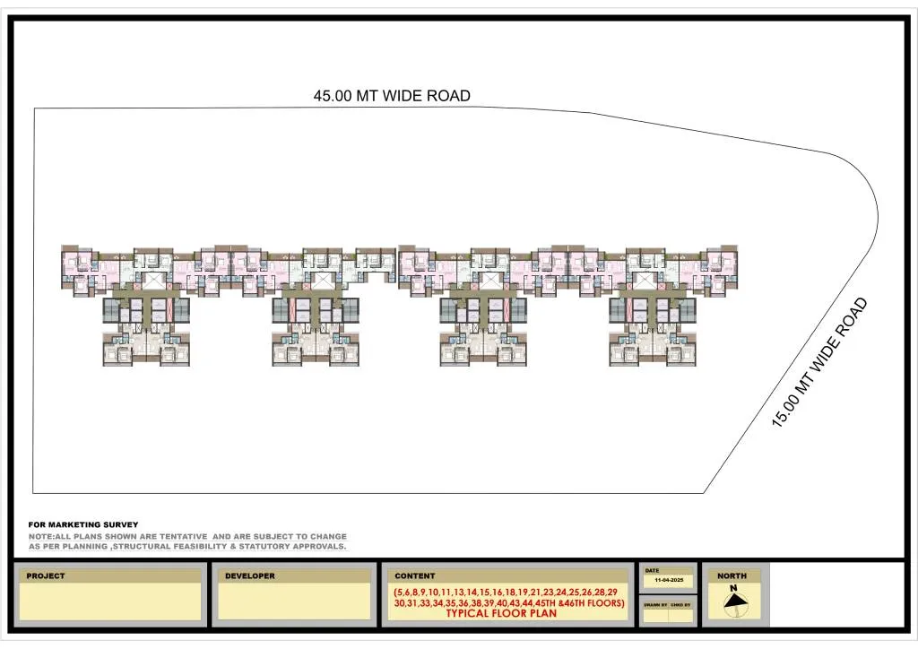 Gami Bhagwati Kharghar Typical Floor Plan Layout