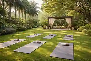 Yoga Lawn at Delta Palm Beach
