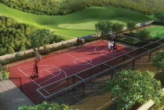 Outdoor Basketball Court at Godrej City Panvel