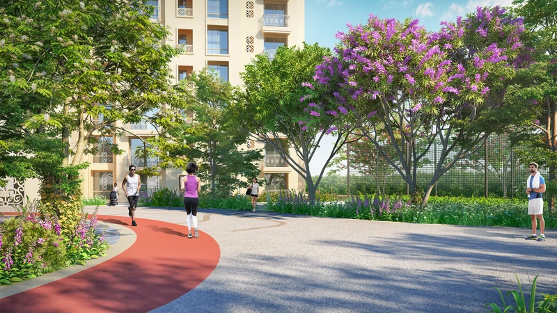 Dedicated Jogging and Cycling Track at Hiranandani Fortune City