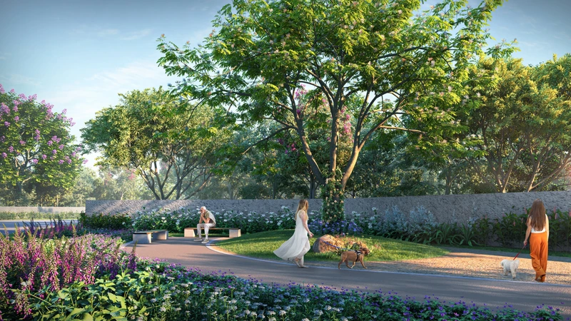 Spacious Pet Friendly Park at Hiranandani Fortune City Panvel