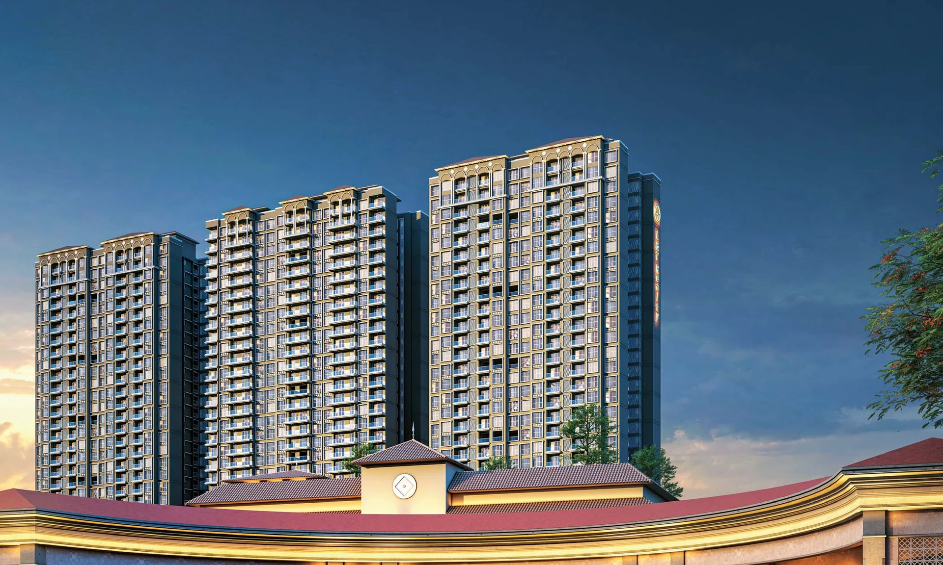 L&T Crestoria Panvel - Luxury Towers Day View