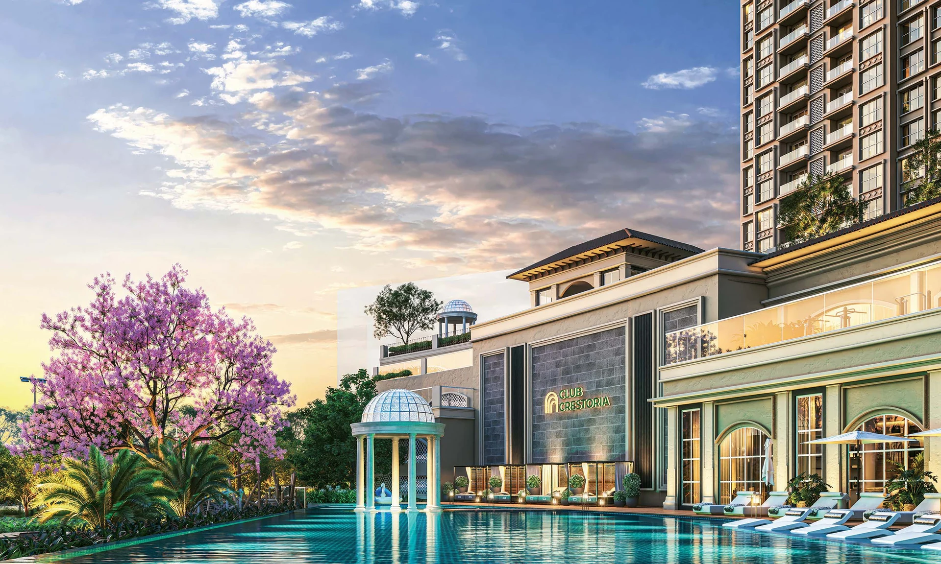 L&T Crestoria Panvel - Landscaped Township & Garden View