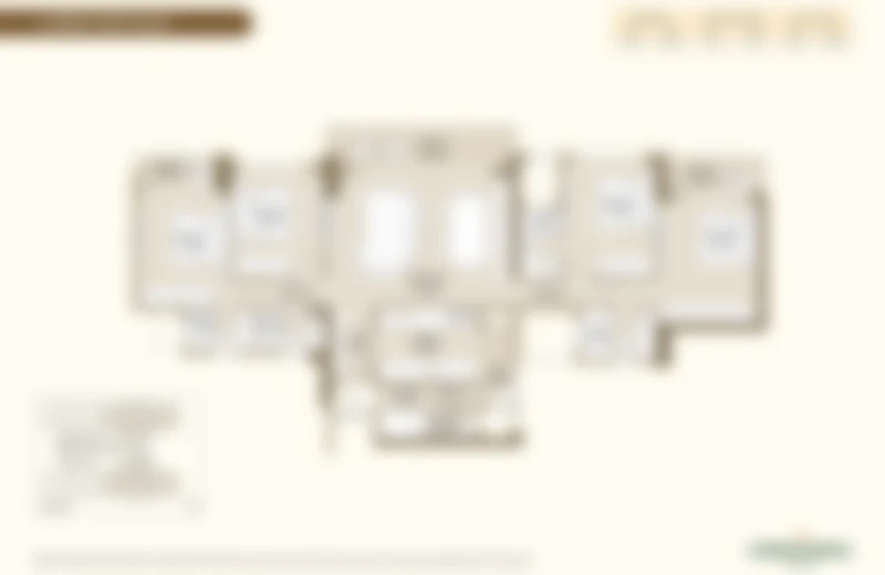 L&T Crestoria Panvel - 4 BHK Royale Floor Plan Layout
