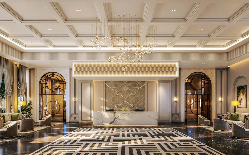 L&T Crestoria Panvel 3 BHK Millenia Sample Flat Master Bedroom Interior