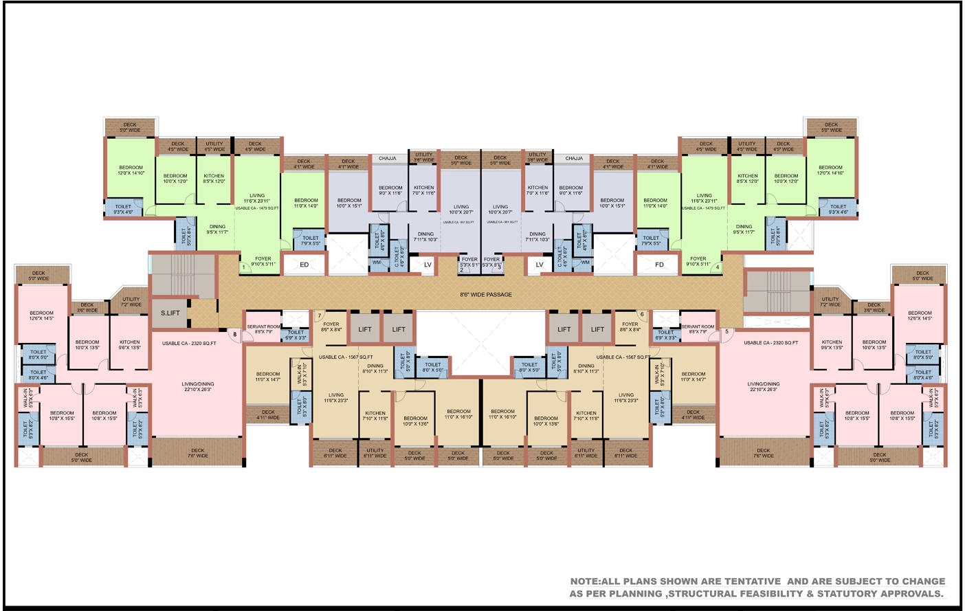 Codename Showstopper Master Plan Layout