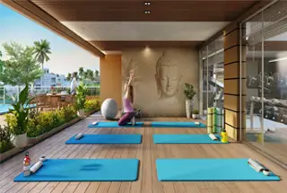 Satyam Metro Waterfalls Yoga Lawn