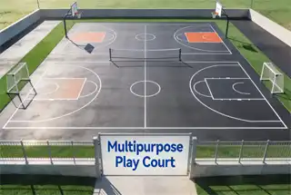 Satyam Metro Waterfalls Multi Purpose Play Court
