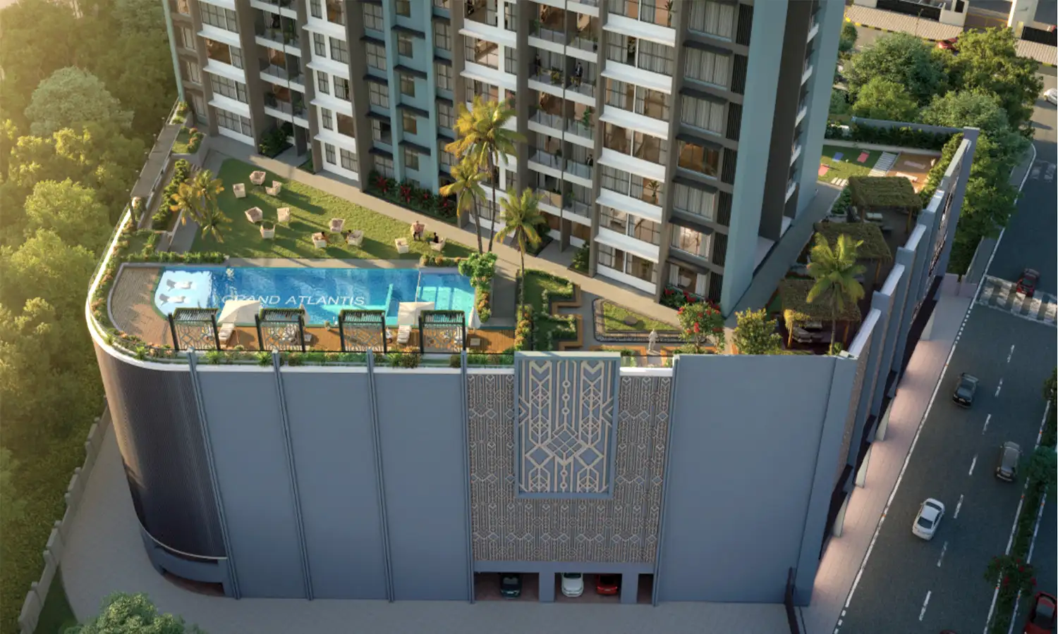 Satyam Metro Waterfalls Kharghar Living Room