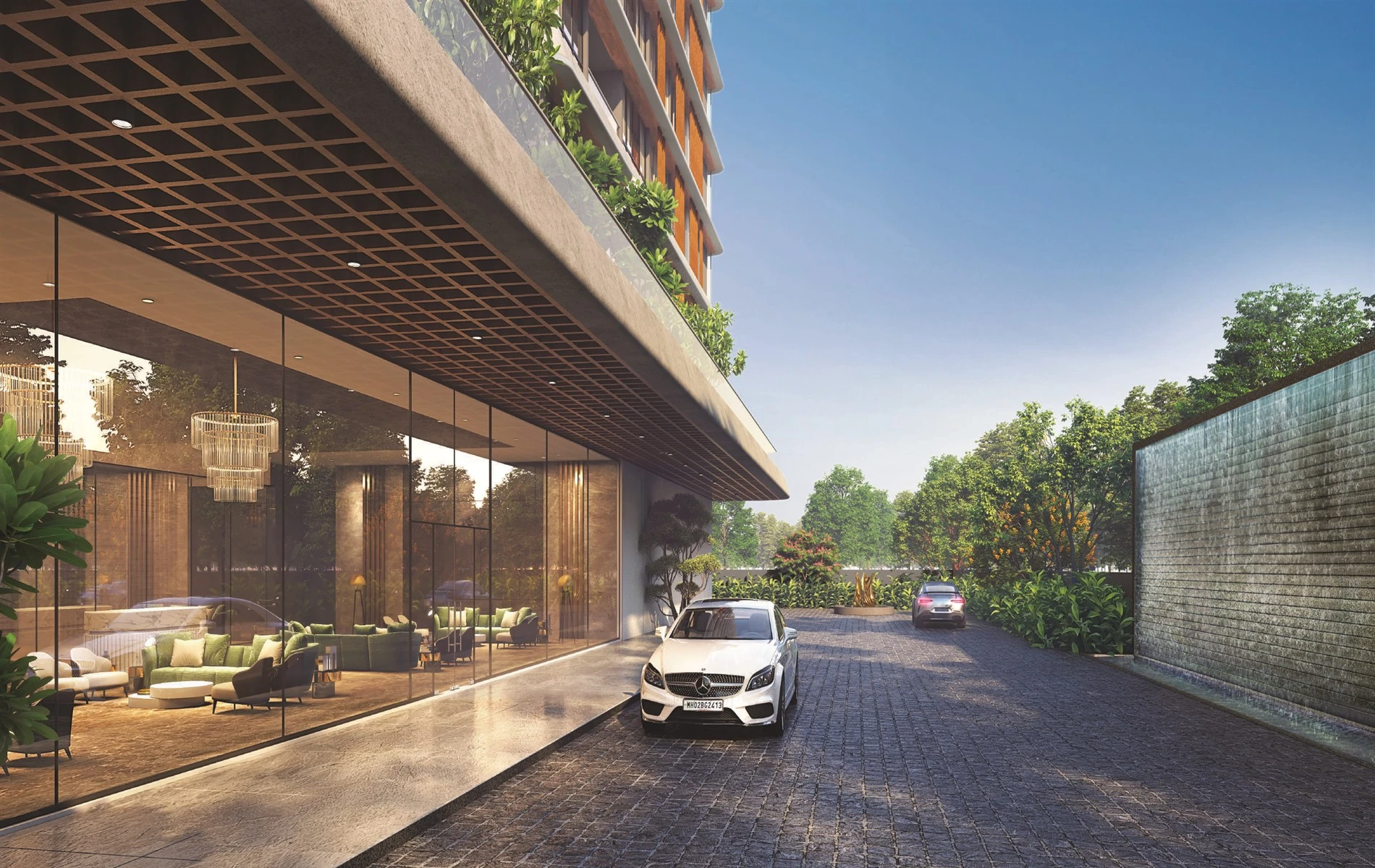 Platinum The Reserve Entrance Driveway