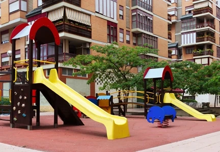 Children outdoor play area