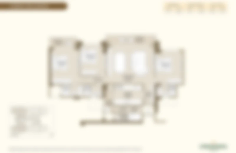 Tricity Waterfront 2 BHK Luxury floor plan