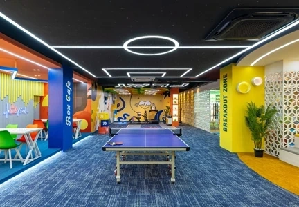 Indoor games room and recreation zone